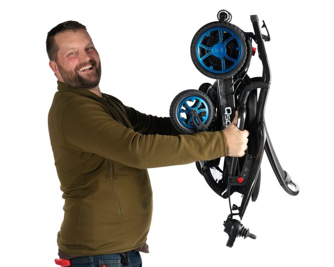 Hovedbilde Q50 R CARBON - sammenleggbar elektrisk rullestol